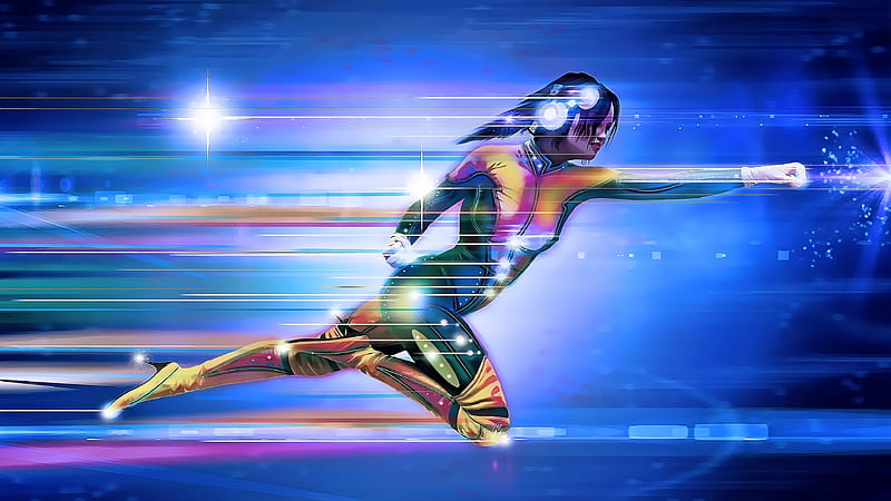 Cyborg Female Fly, HD wallpaper