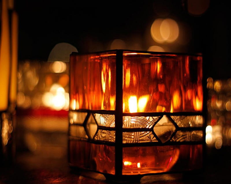 BEAUTIFUL CANDLELIGHT, holidays, lovely, romantic, romance, orange relax,  candles, HD wallpaper | Peakpx