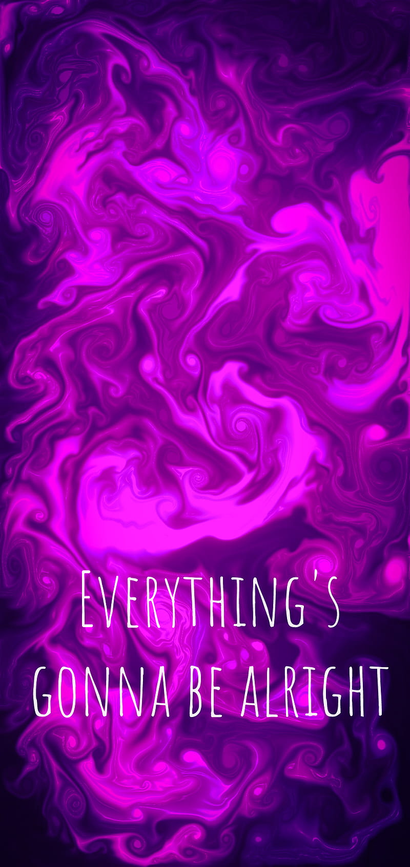 Everything, covid19, motivation, positive vibe, purple, HD phone wallpaper
