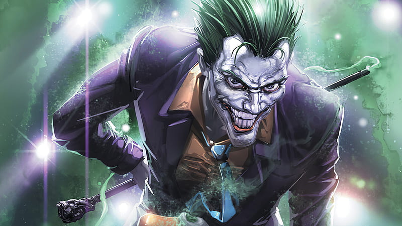 Joker Evil Laugh , joker, superheroes, artwork, HD wallpaper