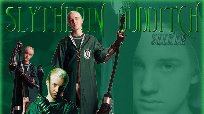 White Hair Draco Malfoy Is Wearing Green School Dress HD Draco Malfoy  Wallpapers  HD Wallpapers  ID 47647