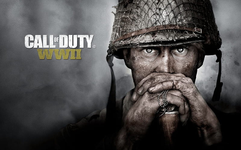 Call of Duty WWII, 2017, Poster, soldier, new games, Call of Duty, HD wallpaper