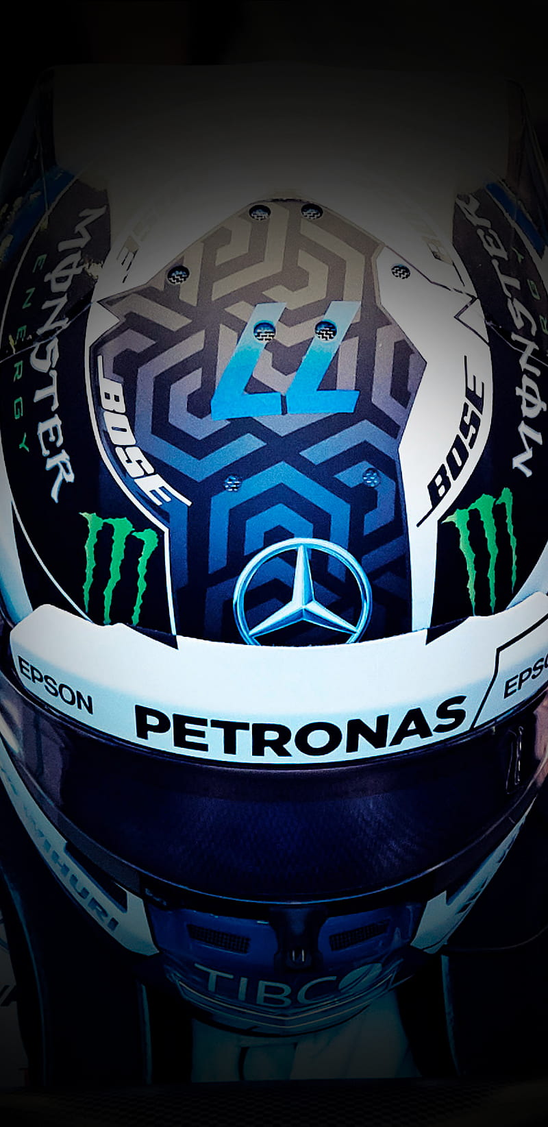 Vettel Bottas, amg, benz, carros, f1, formula 1, helmet, mercedes, petronas, HD phone wallpaper
