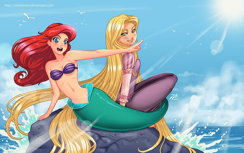 Disney, Ariel (The Little Mermaid), Blonde, Blue Eyes, Disney Princess,  Girl, HD wallpaper | Peakpx