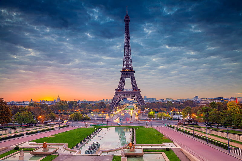 Eiffel Tower Paris Beautiful View, france, paris, eiffel-tower, world, HD wallpaper