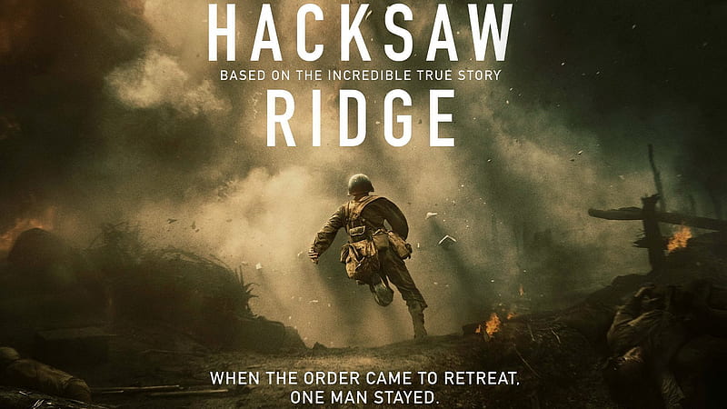 2016, military, hacksaw ridge, poster, drama, film, biography, HD wallpaper