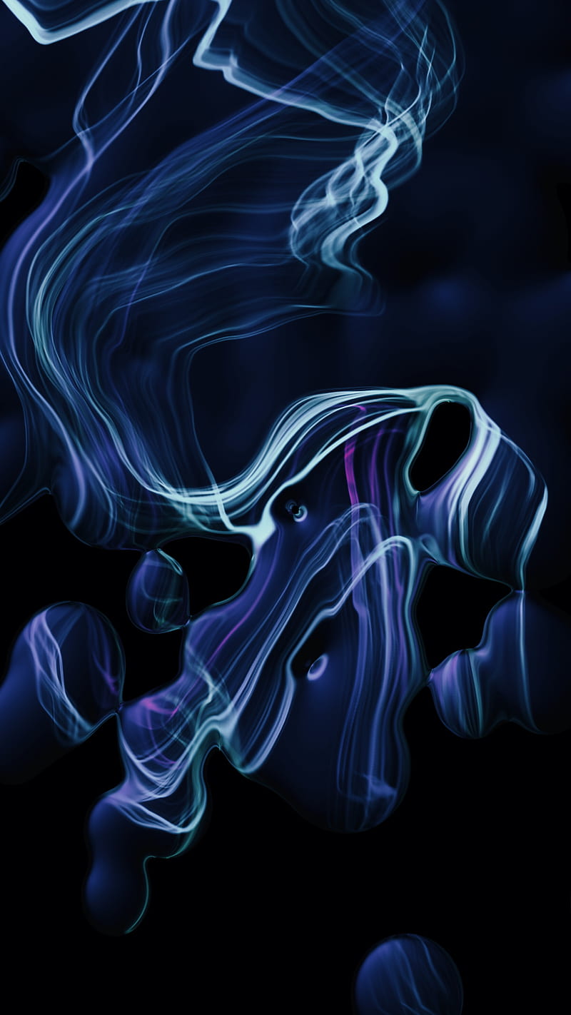 Liquid Smoke, Electric, amoled, art, black, dark, digital, lines, minimal,  oled, HD phone wallpaper | Peakpx