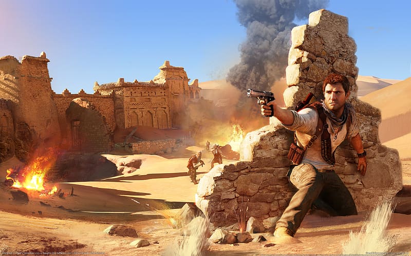 Uncharted, Video Game, Uncharted 3: Drake's Deception, Nathan Drake, HD wallpaper