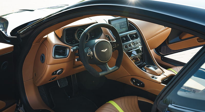 2019 Aston Martin DB11 AMR - Interior , car, HD wallpaper