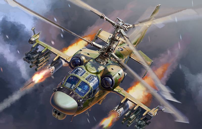 Helicopter, Aircraft, Military, Kamov Ka 52 Alligator, Kamov Ka 52, Attack Helicopter, Military Helicopters, HD wallpaper