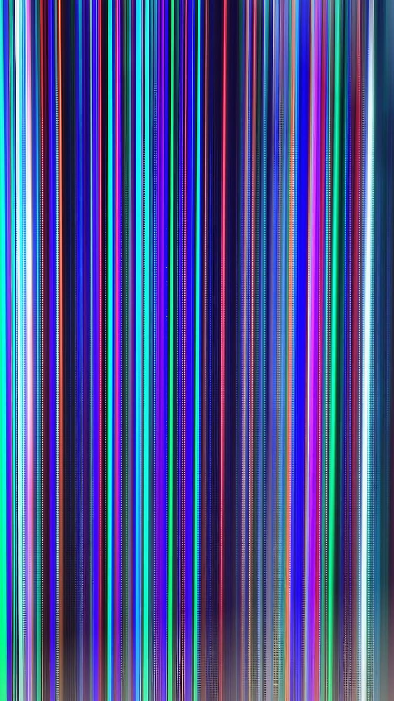 Mobile Broken, Colorful, display damage, HD phone wallpaper
