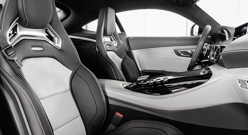 2020 Mercedes-AMG GT (Color: Designo Diamond White Bright) - Interior, Seats , car, HD wallpaper