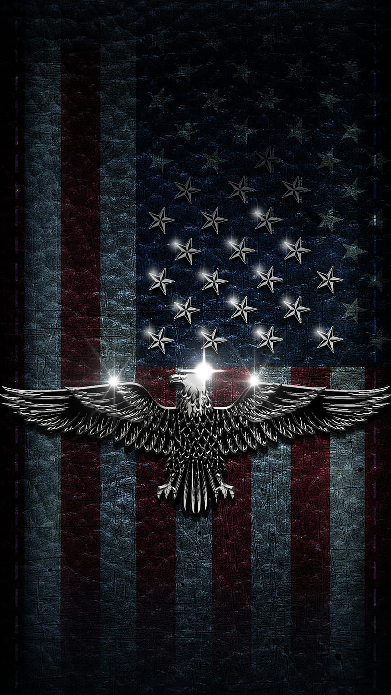 Download USA Flag On Eagle Wallpaper  Wallpaperscom
