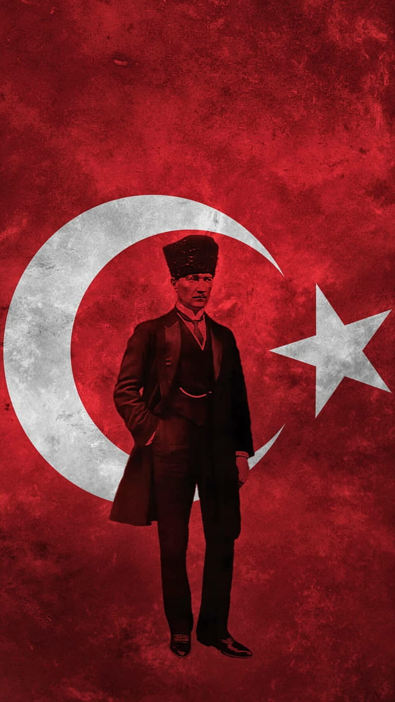 Ataturk, turkiye, ayyildiz, kirmizibeyaz, turk, uluonder, HD phone wallpaper