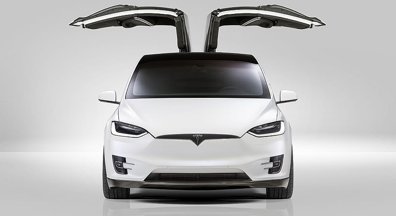 2017 NOVITEC Tesla Model X - Doors Up - Front , car, HD wallpaper