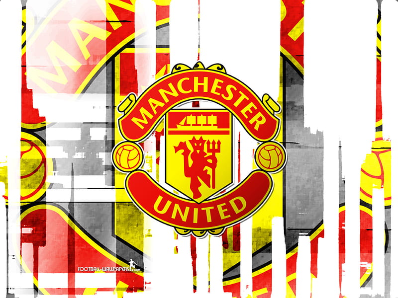 Manchester United FC, emblem, football, logo, manchester, manchester united, united, HD wallpaper