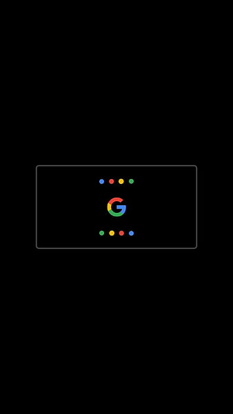 Google, amoled, black, hey google, logo, HD phone wallpaper