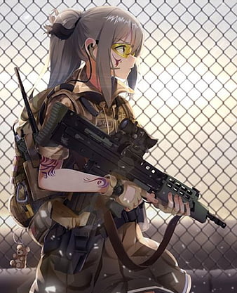 785613346previewsniper2  Anime Cool Girl With Gun PNG Image  Transparent  PNG Free Download on SeekPNG