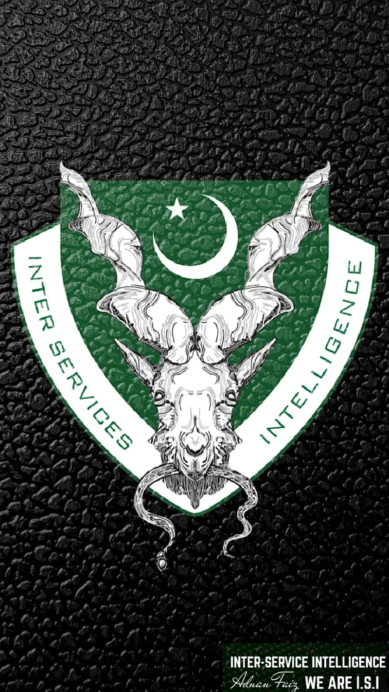 ISI LOGO, pakistan, army, agency, intelligence, top trending, soldiers, pc games, leather pattern, HD phone wallpaper