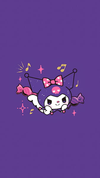 Download My Melody Kuromi Phone Background Image Wallpaper