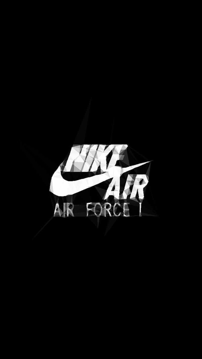 Nike Air Force 1, air force, air force 1, blur, brand, polygon, shoe, shoes, HD phone wallpaper
