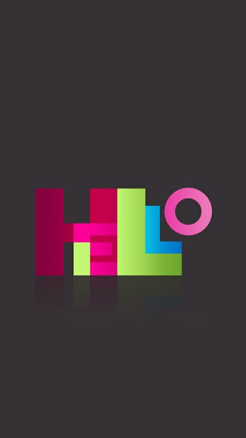 HELLO, bright, colorful, cute, desenho, friends, rainbow, simple, words, HD phone wallpaper