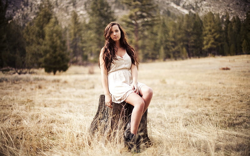 Stump Seat Boots Cowgirl Ranch Women Outdoors Brunettes Western Style Hd Wallpaper