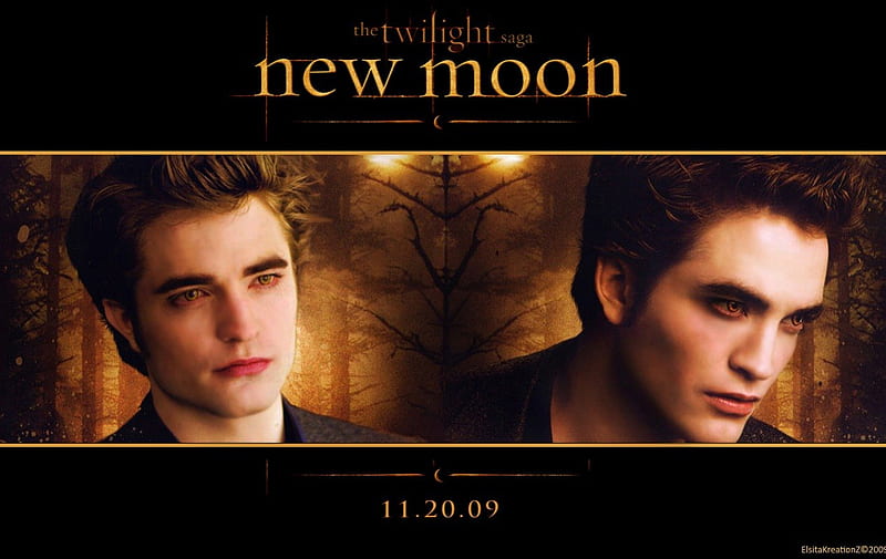 edward cullen new moon poster
