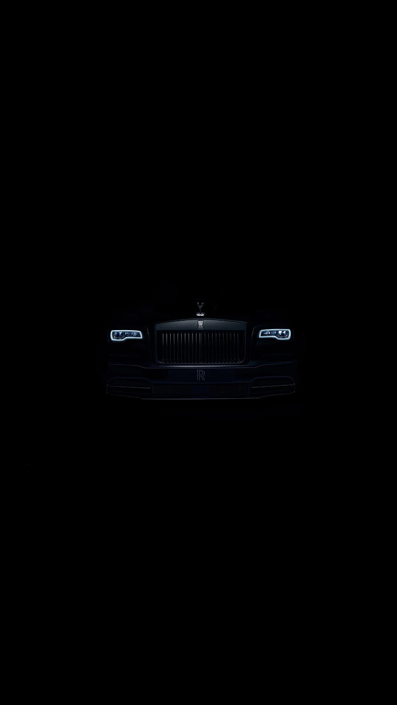 Black Rolls Royce Phantom , rolls royce, rolls royce eyes, luxary car, car, headlights, HD phone wallpaper