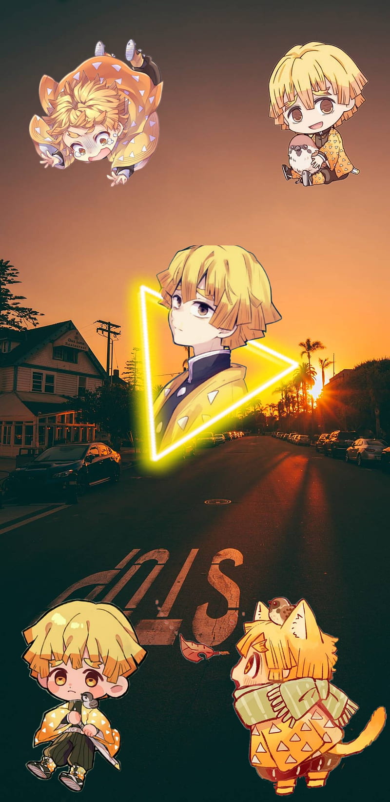 Zenitsu Anime Anime Boy Demon Slayer Kimetsu No Yaiba Yellow Hd Mobile Wallpaper Peakpx