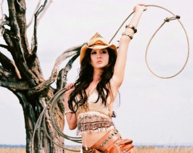 Brunette Cowgirl