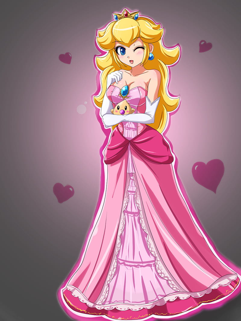 Princess Peach, luigyh, mario, nintendo, video games, HD phone wallpaper.