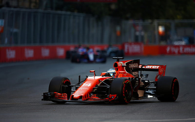 Fernando Alonso Formula 1, F1, 2017 cars, McLaren F1, McLaren MCL32, HD wallpaper