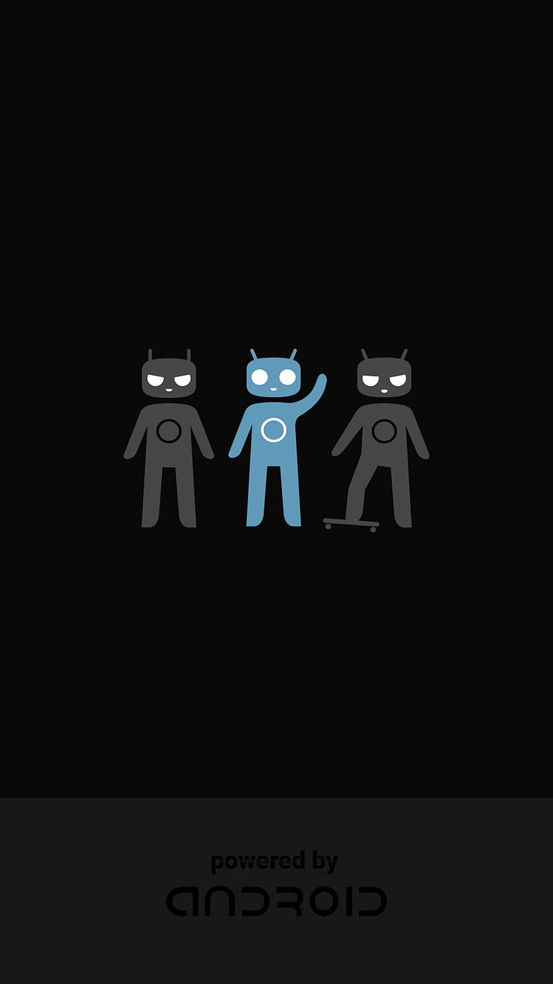 CyanogenMod, 929, android, cm, cyanogen, dark, lineage, minimal, mod, HD phone wallpaper