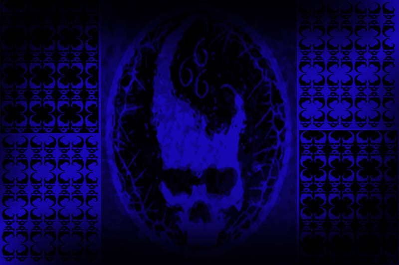 dark side, wicked, scary, evil, abstract, skull, HD wallpaper