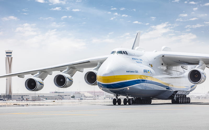 AN-225, Cossack, Ukrainian aircraft, cargo plane, Antonov An-225 Mriya, transport aircraft, Ukraine, AN225, Antonov Airlines, HD wallpaper