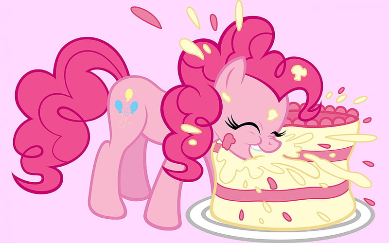 Pinkie Pie, My Little Pony, Friendship is Magic, Cake, Pinkie, HD wallpaper