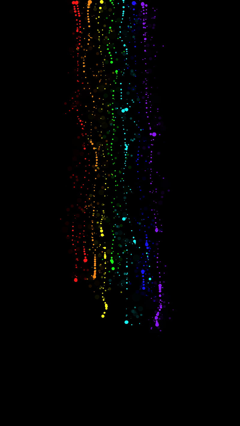 glare, bokeh, rainbow, colorful, glowing, dark, HD phone wallpaper