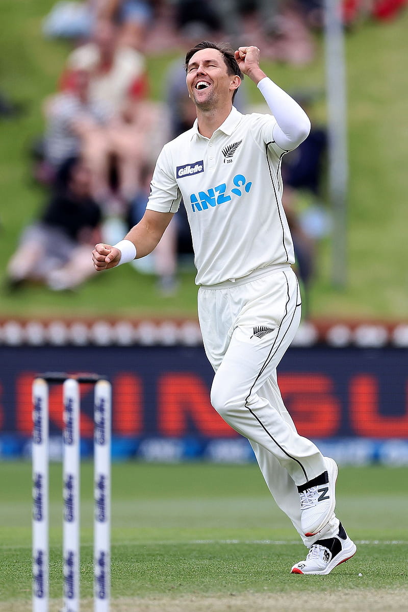 Trent Boult, after wicket, cricket, happiness, newzealand, HD phone wallpaper