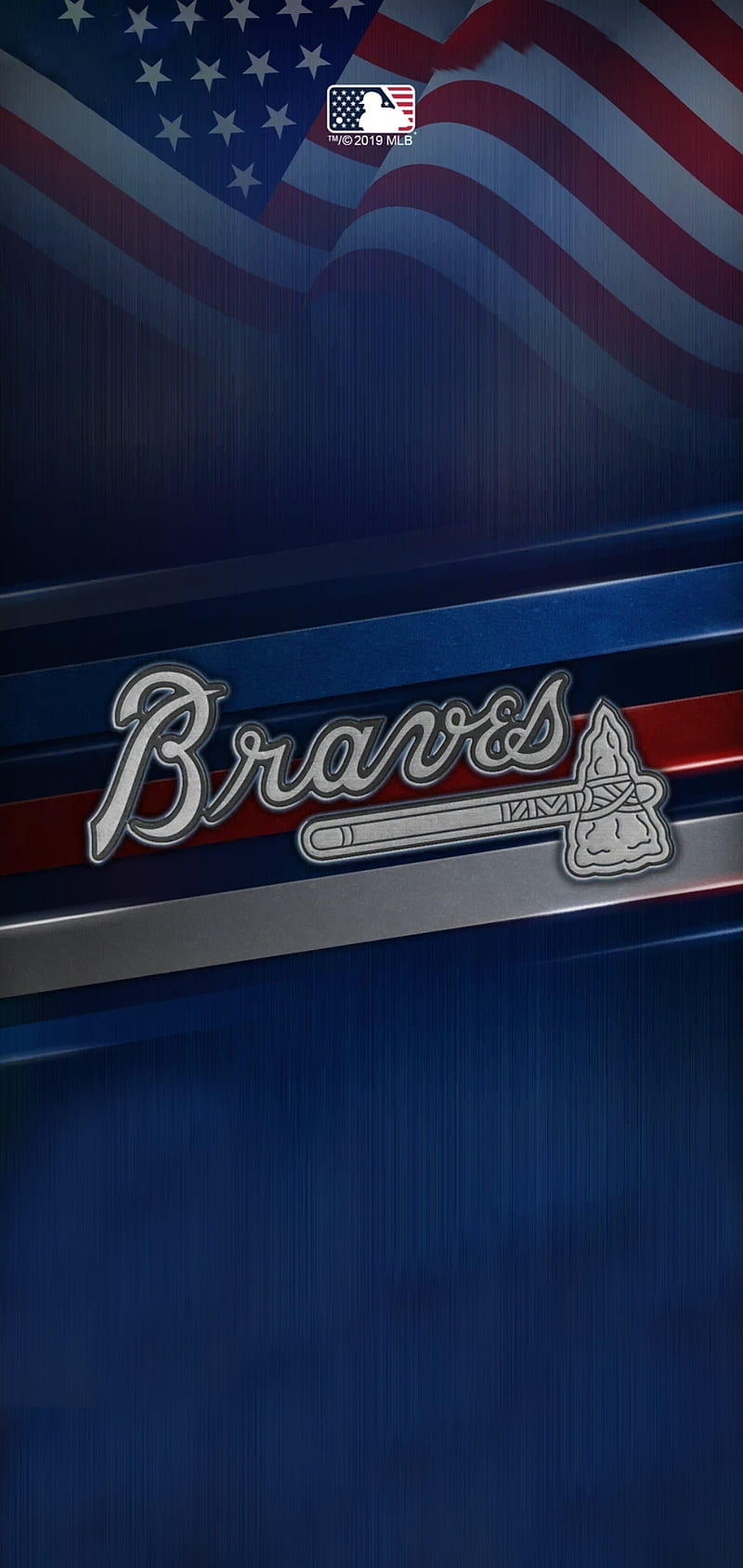 Download Get your Atlanta Braves fandom wherever you go with this amazing  iPhone Design Wallpaper  Wallpaperscom