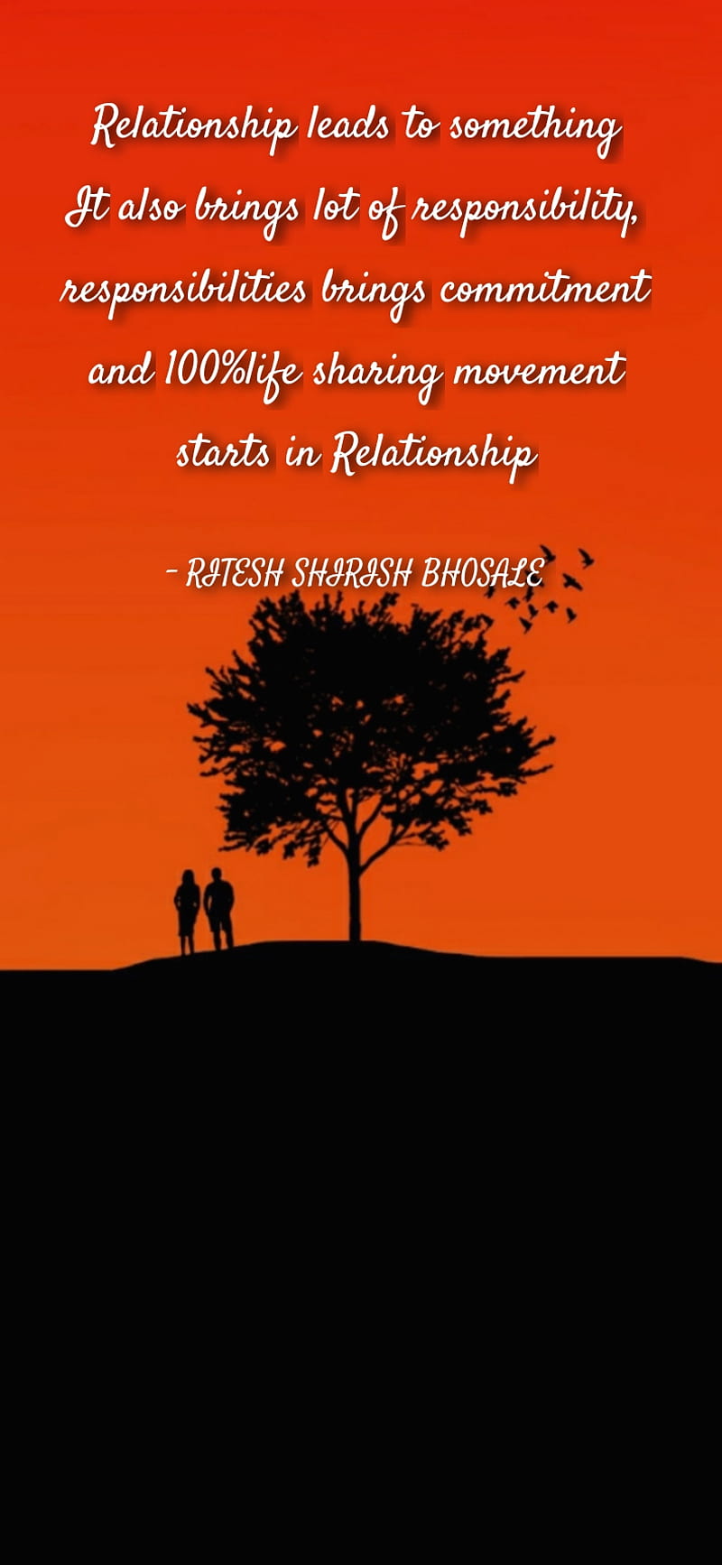 Relationship, commitment, life, love, movements, quotes, responsibility, romantic, sayings, sharing, HD phone wallpaper