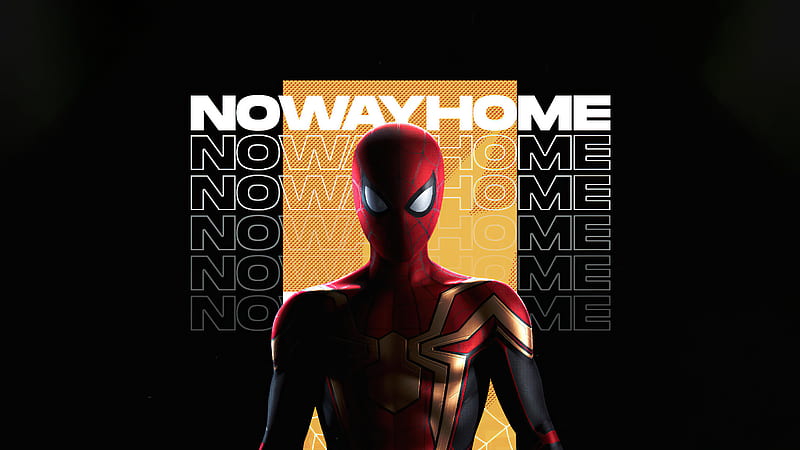 Spiderman No Way Home Minimal Dark , spider-man-no-way-home, spiderman, 2021-movies, movies, artstation, dark, black, HD wallpaper