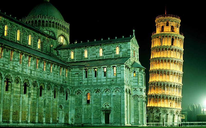 Monuments, , Leaning Tower Of Pisa, HD wallpaper