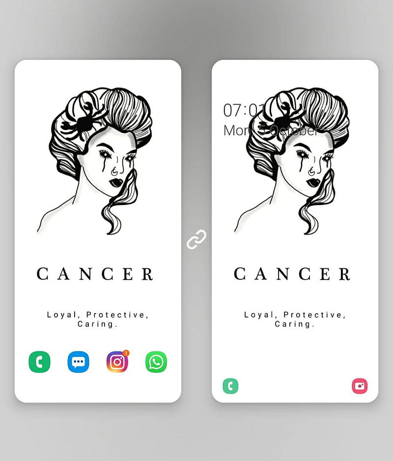Cancer Phone Water Star Sign Astrology Art Print, Cancer Aesthetic Zodiac, HD phone wallpaper