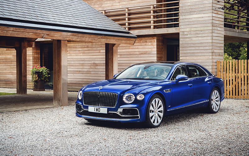 Bentley Flying Spur luxury cars, 2019 cars, parking, 2019 Bentley Flying Spur, Bentley, HD wallpaper