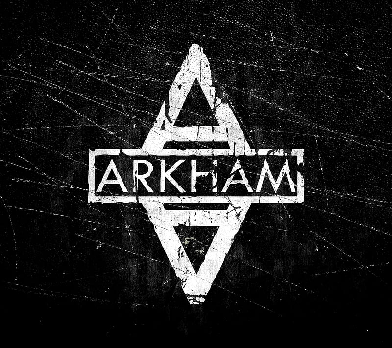 Arkham Asylum, arkham, asylum, batman, gotham, grunge, joker, logo, prison, HD wallpaper