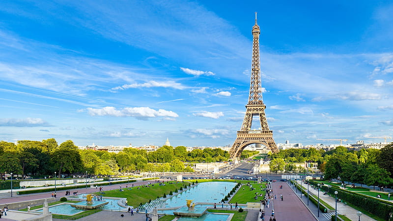 Eiffel Tower Paris- graphy selected, HD wallpaper