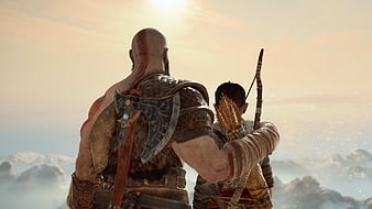 Kratos, Atreus, God of War  1920x1080 Wallpaper 