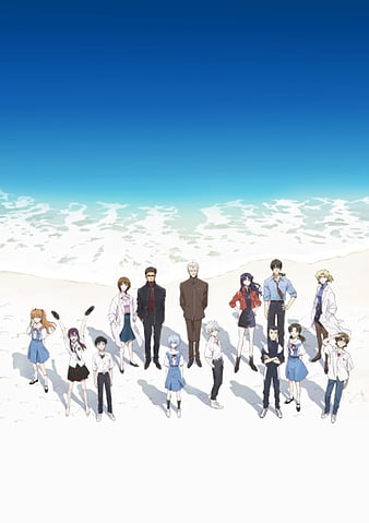 NGE, shinji, movie, asuka, mari iscariote, Evangelion 3.0+1.0, rei ayanami, anime, HD phone wallpaper