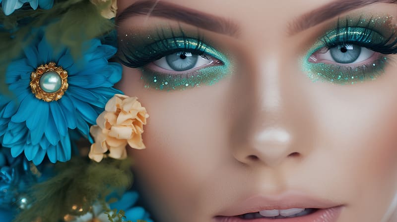 ❦, Eyelashes, Eyebrow, Eye makeup, Eyeliner, HD wallpaper